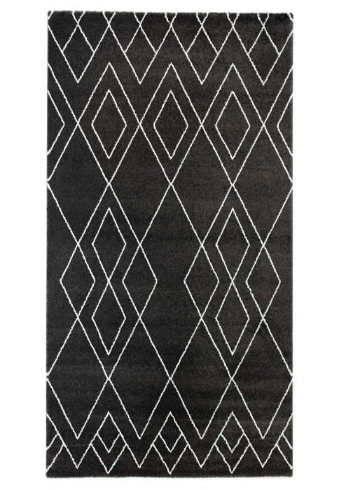 Dedham Geometric Black Area Rug