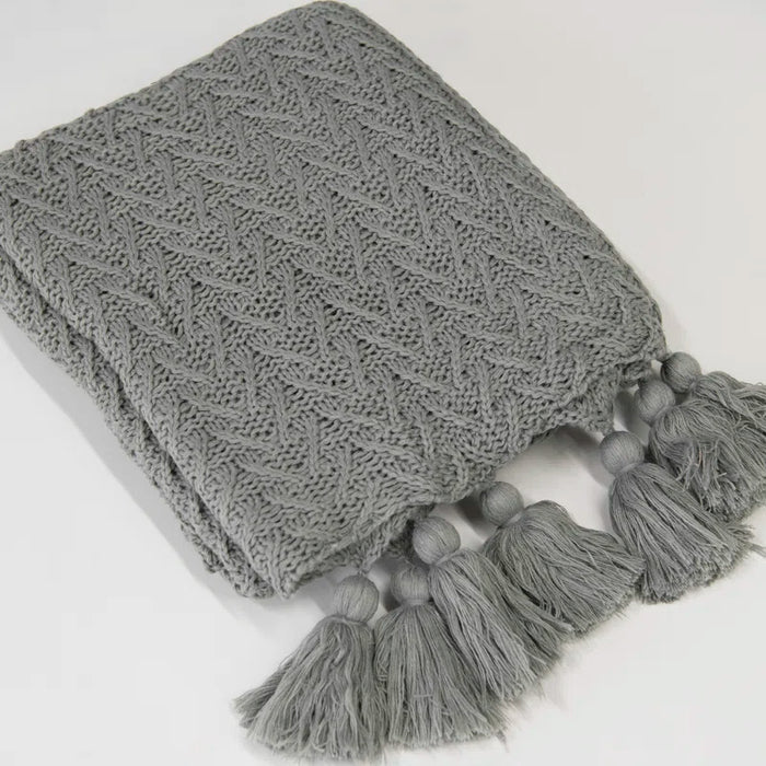 Bellago Knitted Throw Blanket
