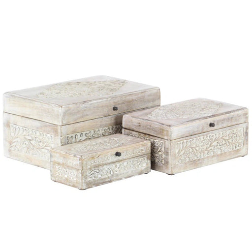 Pawlak 3 Piece Wooden Decorative Box Set