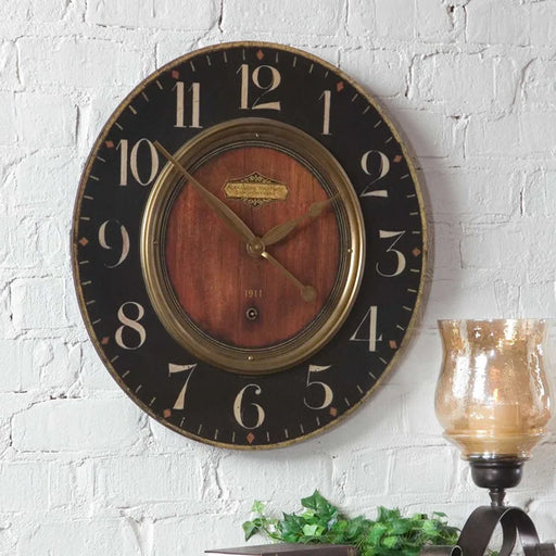 Sasheer Wood Wall Clock