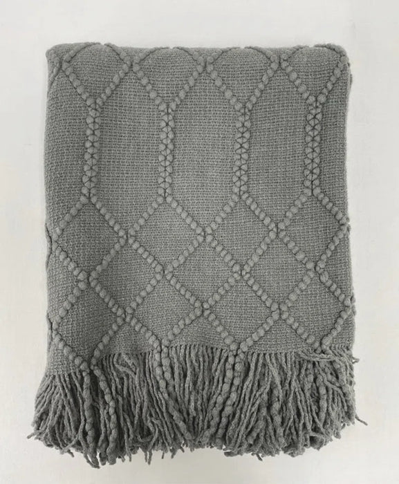 Charlierose Knitted Throw Blanket