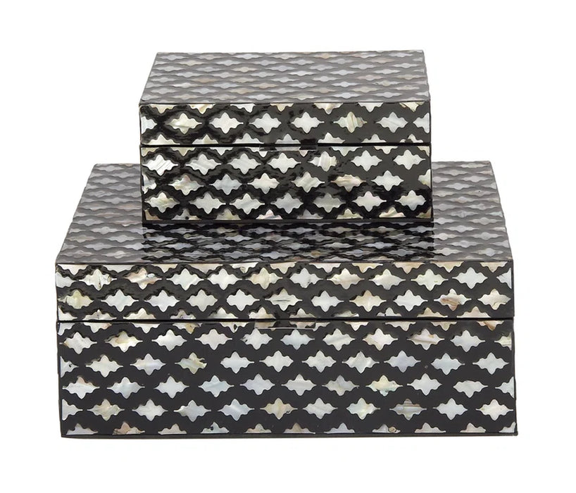 Keifer 2 Piece Handmade Decorative Box Set