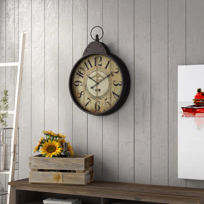 Theo Metal Wall Clock