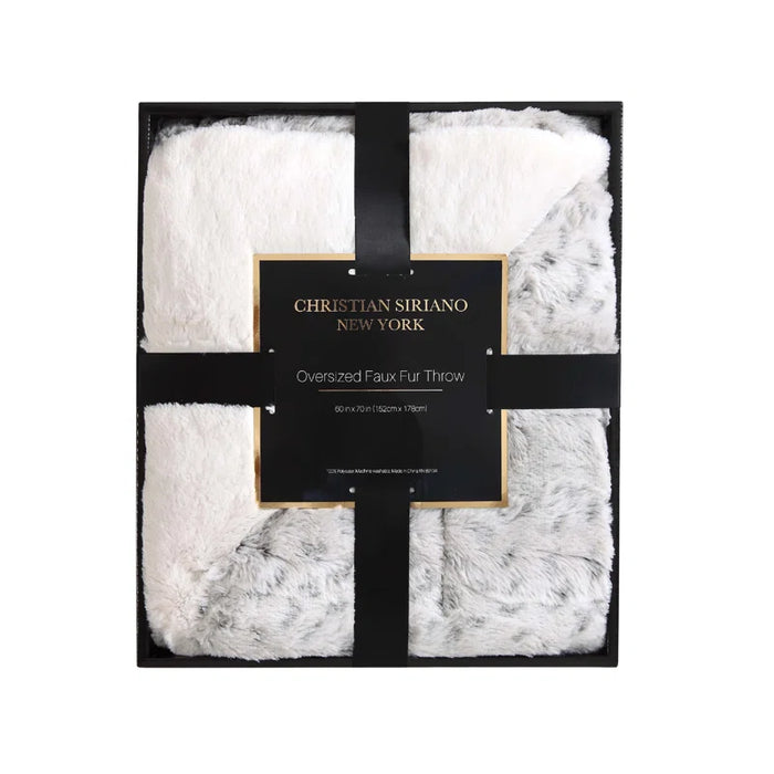 Snow Leopard Gift Boxed Throw