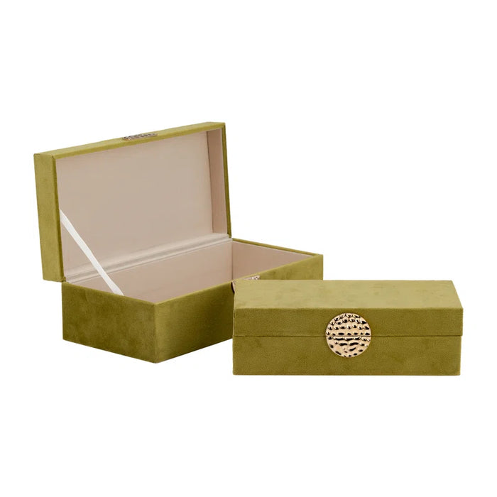 2 Piece Handmade Wooden Decorative Box Set