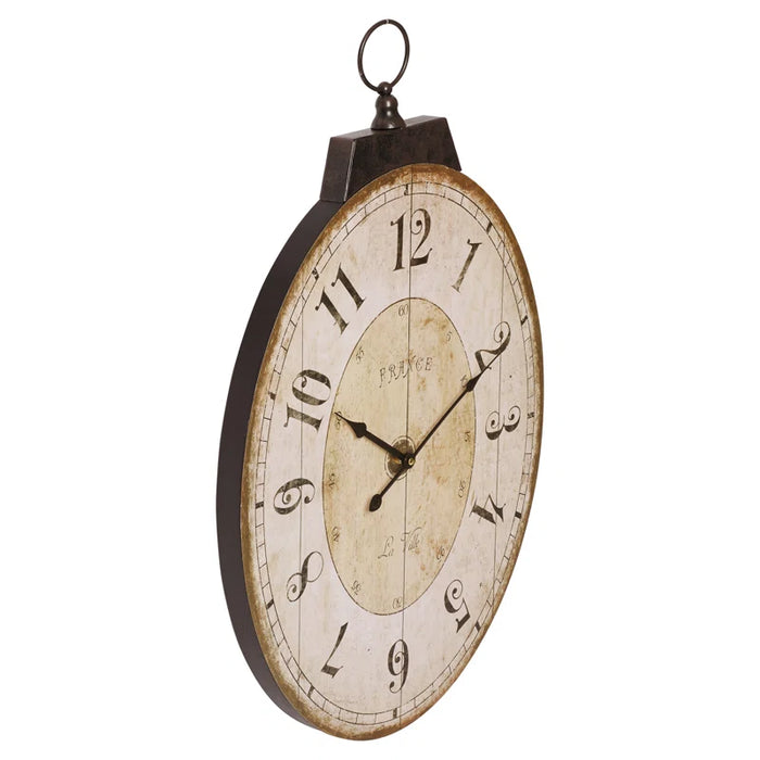 Trappe Metal Wall Clock