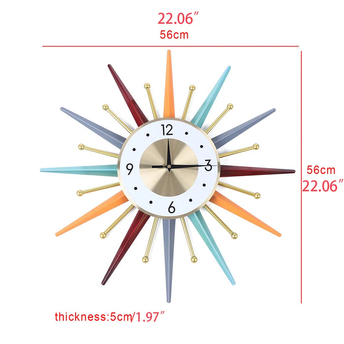 Denautica Metal Wall Clock