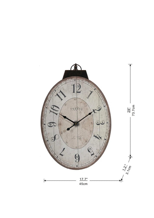 Trappe Metal Wall Clock