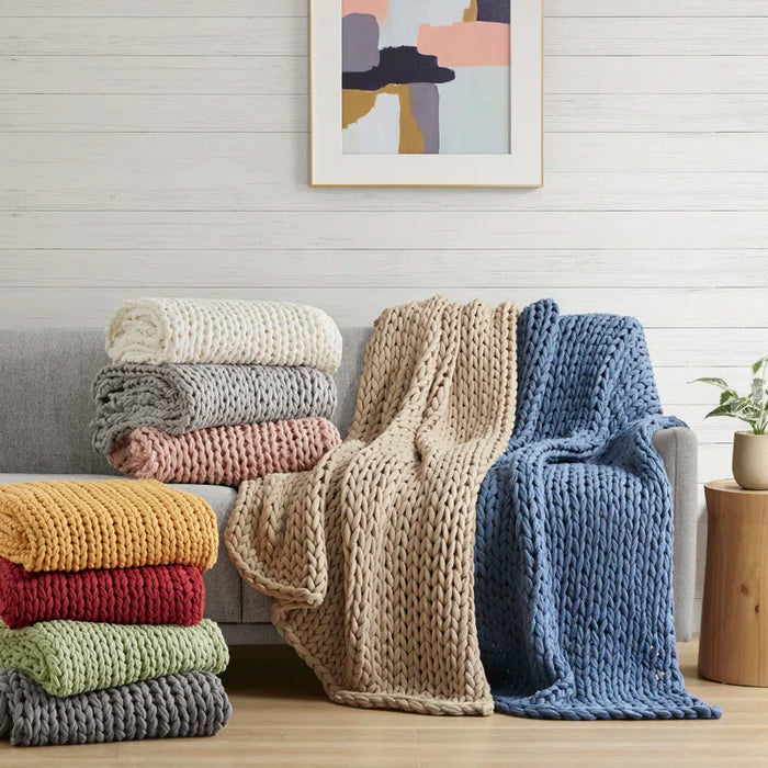 Madison Handmade Chunky Double Knit Throw