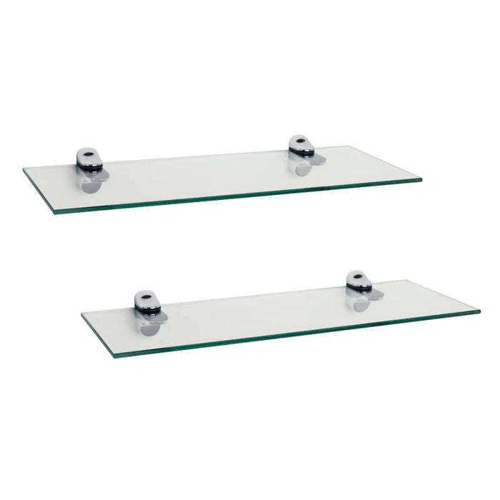 Haag 2 Piece Glass Floating Shelf
