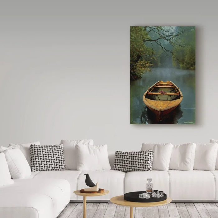 " the Old Lake " by Carlos Casamayor on Canvas
