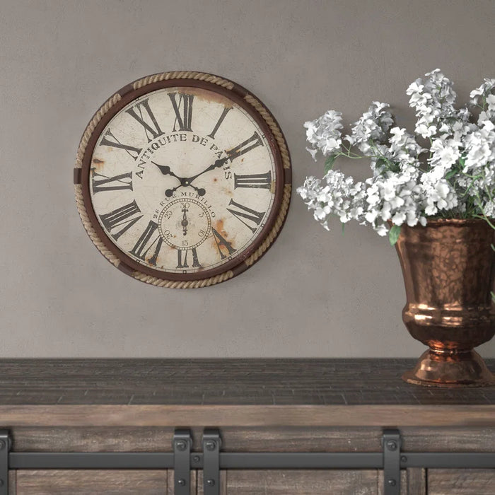 Ethoridge Metal Wall Clock