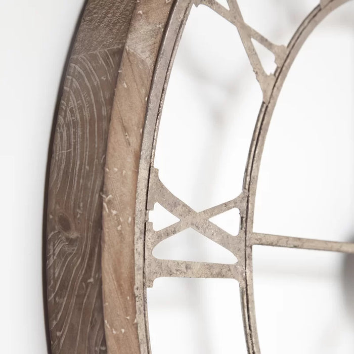 Aekjot Solid Wood Wall Clock