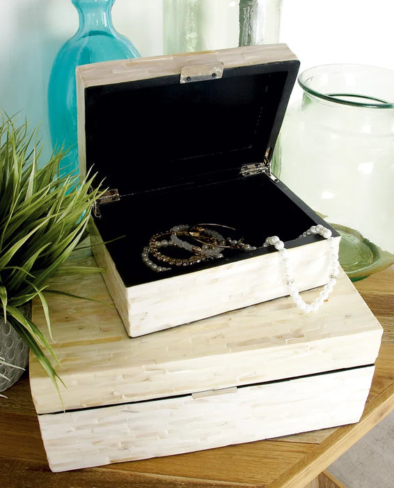 Keifer 2 Piece Handmade Decorative Box Set