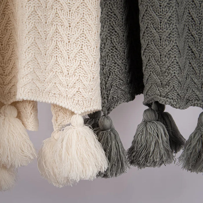 Bellago Knitted Throw Blanket