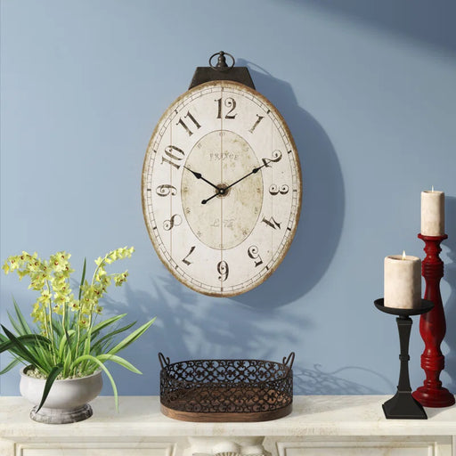 Trappe Metal Wall Clock
