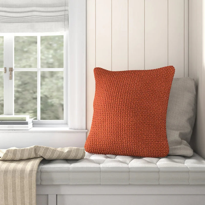Mansel Textured Cotton Throw Pillow