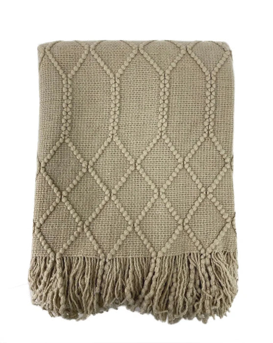 Charlierose Knitted Throw Blanket
