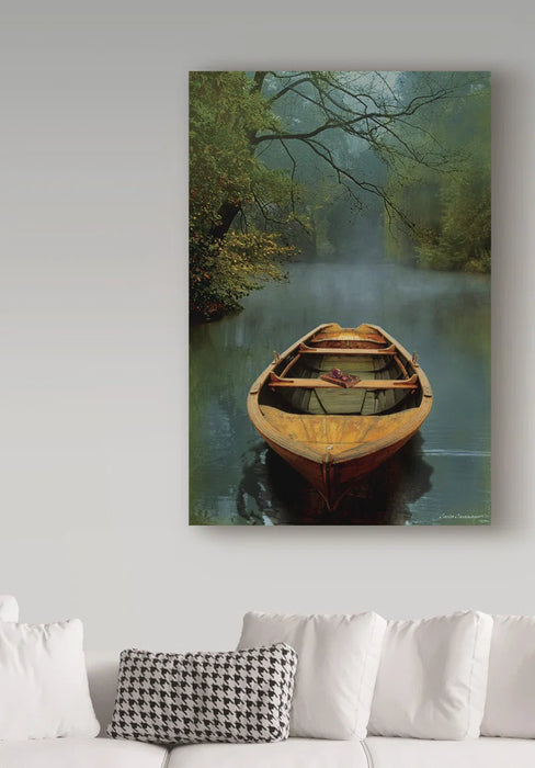 " the Old Lake " by Carlos Casamayor on Canvas