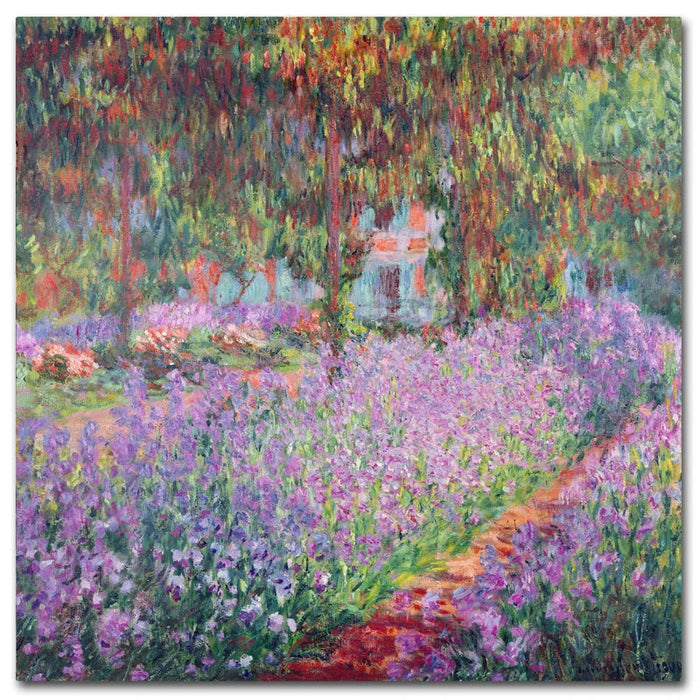 " the Artist " by Claude Monet on Canvas