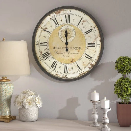 Haverstraw Metal Wall Clock
