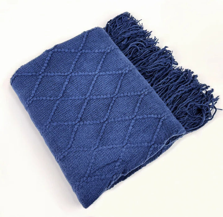 Charlierose Knitted Throw Blanket