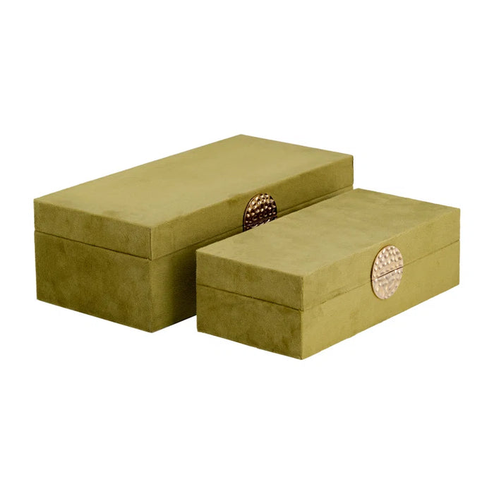 2 Piece Handmade Wooden Decorative Box Set
