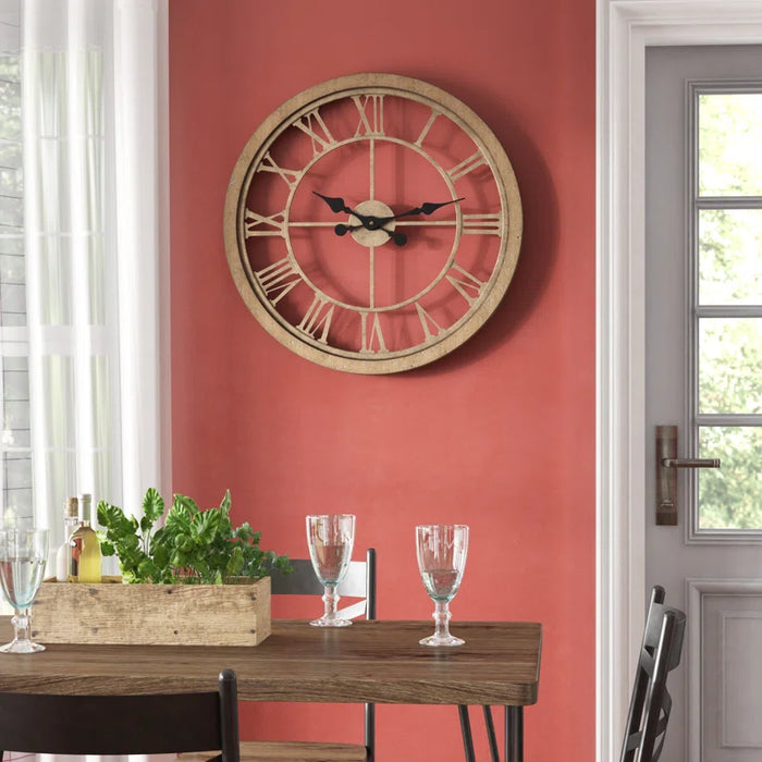 Aekjot Solid Wood Wall Clock