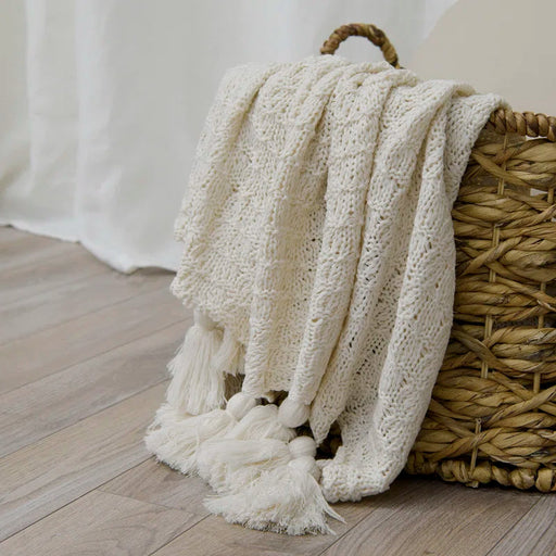Bellago Knitted Throw Blanket