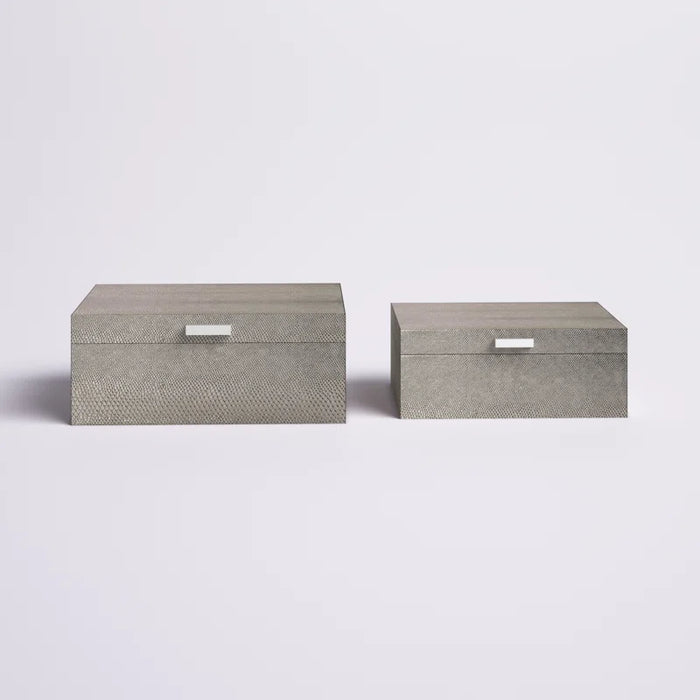 Kallie 2 Piece Plastic Decorative Box Set