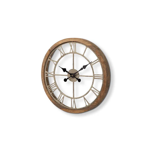 Aekjot Solid Wood Wall Clock