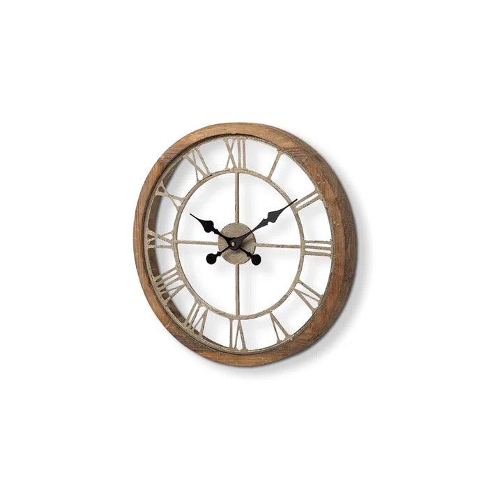 Aekjot Solid Wood Wall Clock