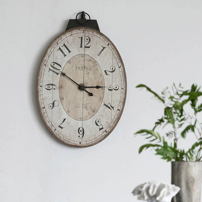 Trappe Metal Wall Clock
