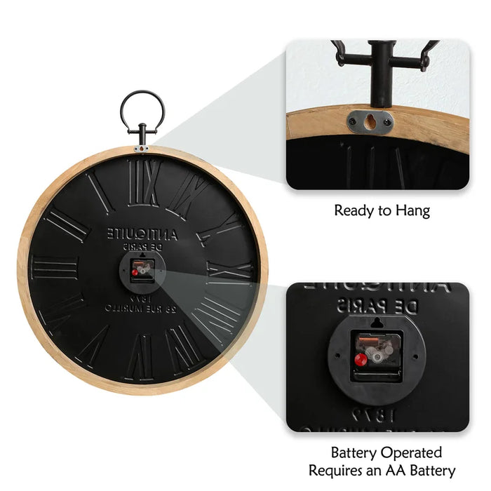 Jamel Metal Wall Clock