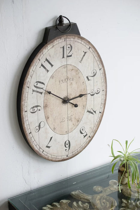 Trappe Metal Wall Clock