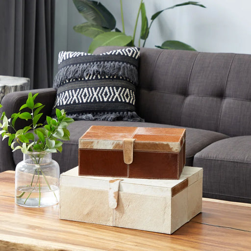 Georgine 2 Piece Wooden Decorative Box Set