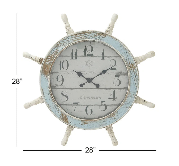 Mabel Wood Wall Clock