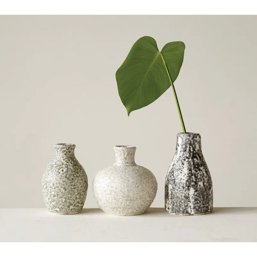 Edinburg Various Decorative Terra-Cotta Vases in a Distressed Finished