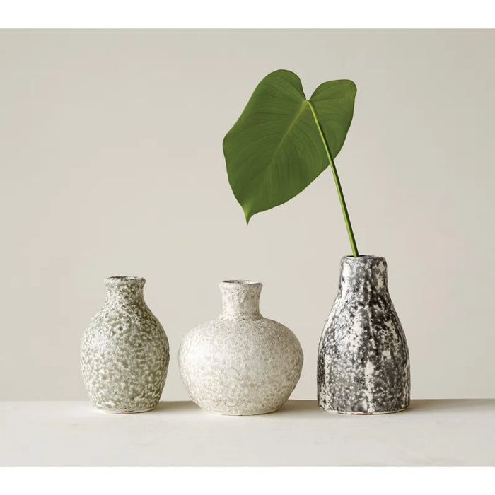 Edinburg Various Decorative Terra-Cotta Vases in a Distressed Finished