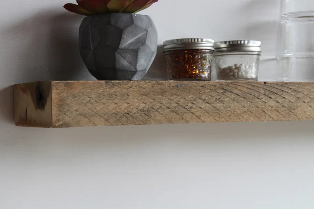 Joao 2 Piece Solid Wood Floating Shelf