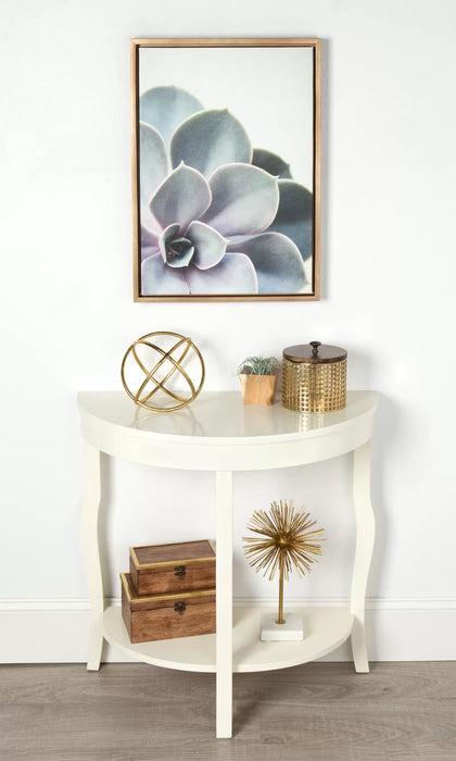 Sylvie Gold Succelent 5 by Emiko and Mark Franzen - Picture Frame Photograph Print on Canvas