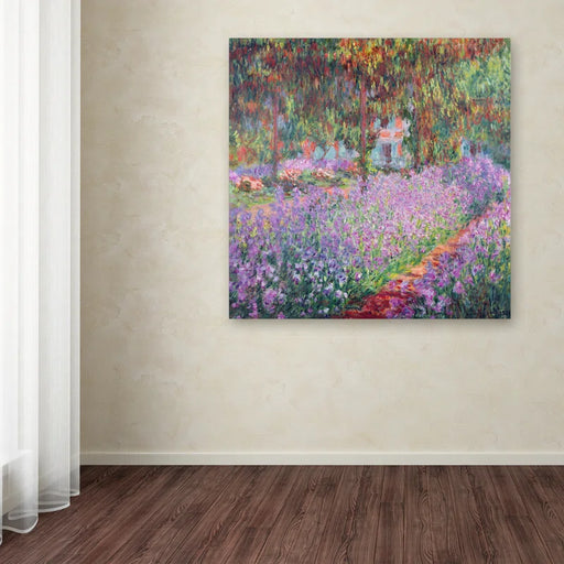 " the Artist " by Claude Monet on Canvas