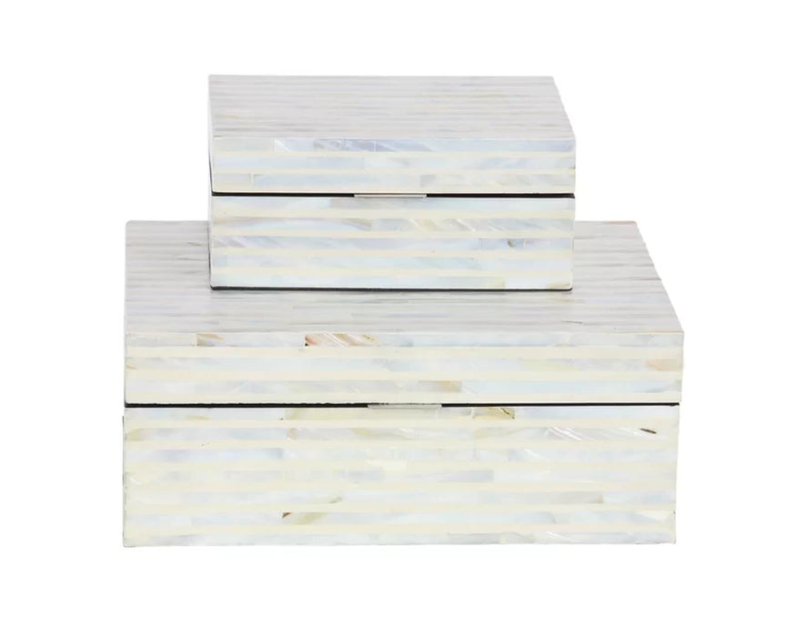 Keifer 2 Piece Handmade Decorative Box Set