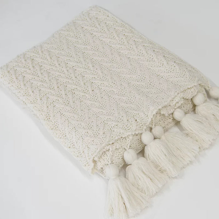 Bellago Knitted Throw Blanket