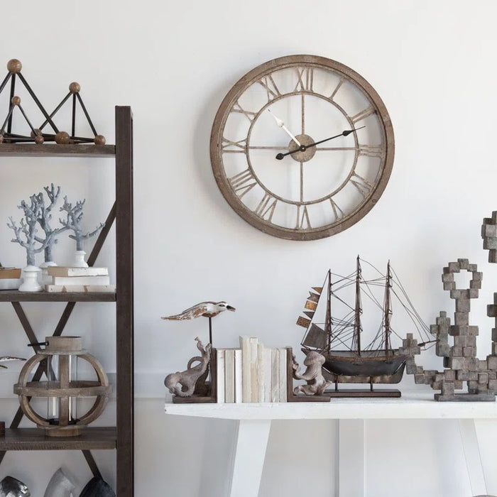 Aekjot Solid Wood Wall Clock