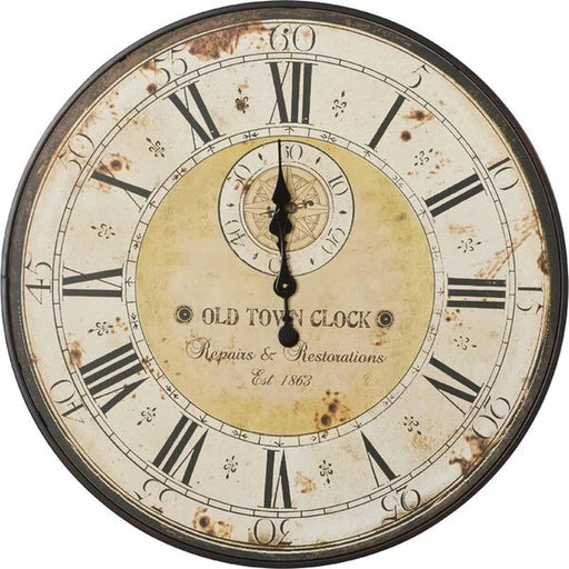 Haverstraw Metal Wall Clock