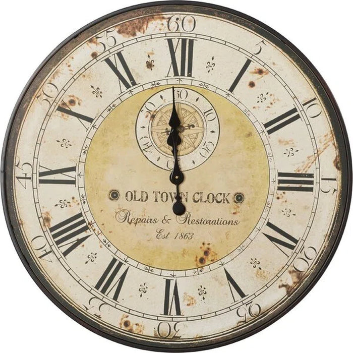 Haverstraw Metal Wall Clock