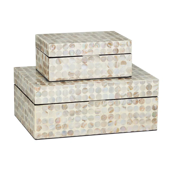 Keifer 2 Piece Handmade Decorative Box Set
