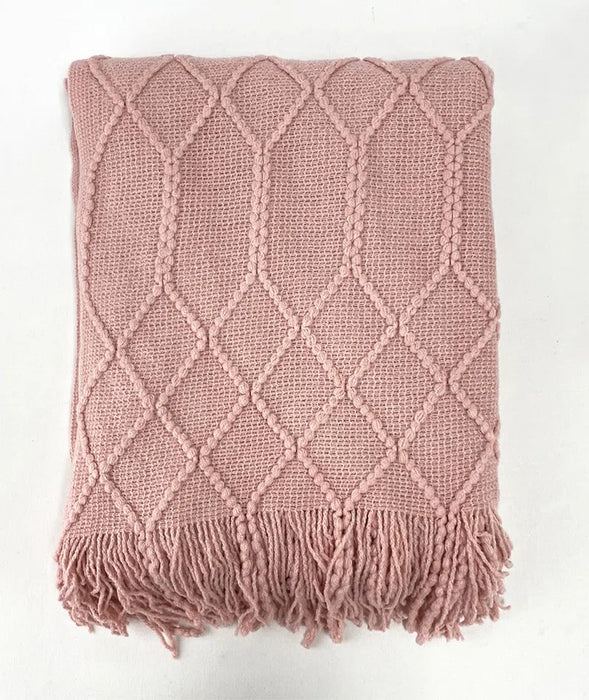 Charlierose Knitted Throw Blanket
