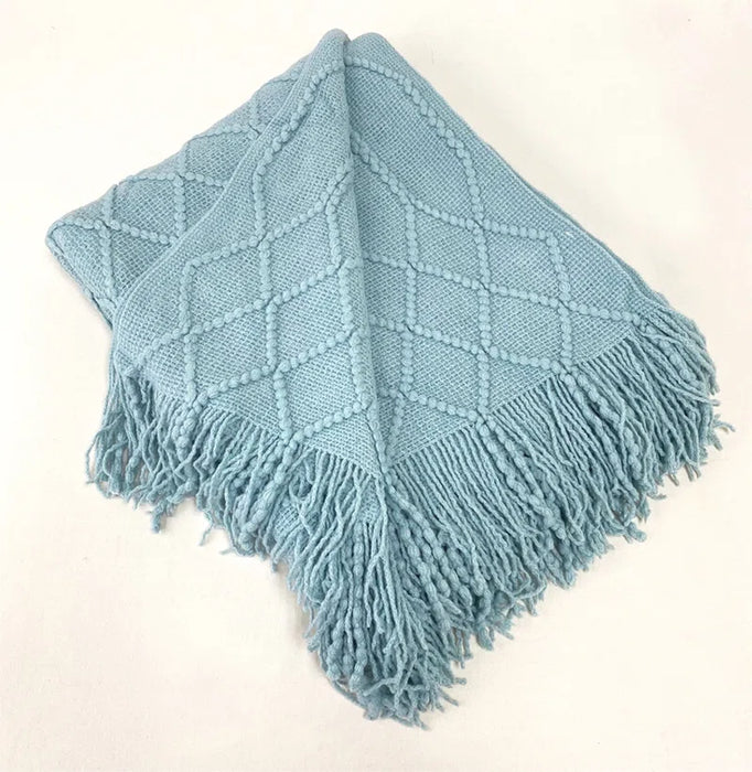Charlierose Knitted Throw Blanket